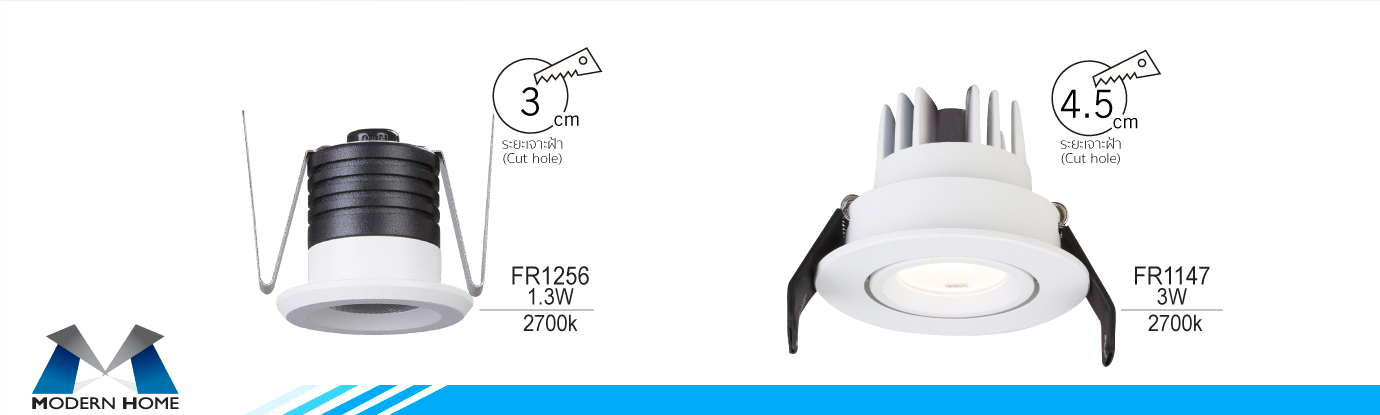 โคม Mini Cabinet ฝังฝ้า Superb โคม Mini Cabinet ฝังฝ้า Superb